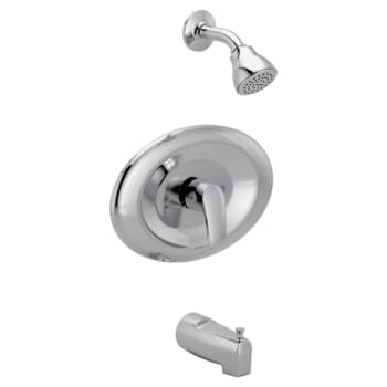 MoenChateau Posi-Temp Eco-Performance remodel tub and shower trim kit in Chrome