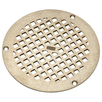 ZURN Nickel 6" Round Drain Strainer w/Screws