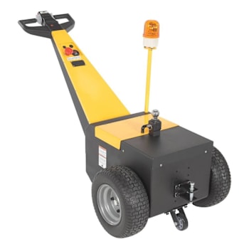 Vestil Steel Heavy Duty Electric Tugger 5000 Lb. Pull Capacity Yellow/Black
