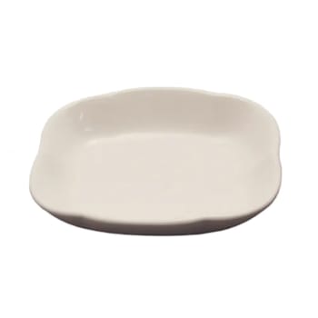 INTERNATIONAL TABLEWARE SCALLOP SOAP DISH-WHITE-PORCELAIN Case Of 72
