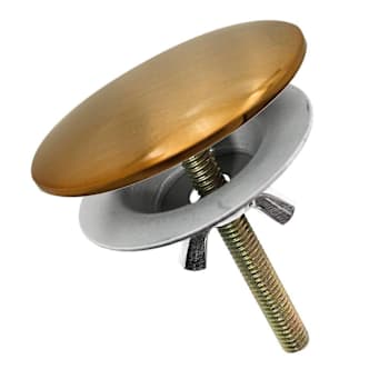 WESTBRASS 2" Brass Kitchen Sink Hole Cover in Brushed Bronze