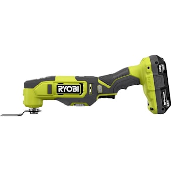 Ryobi ONE+ 18V Cordless Oscillating Multi-Tool Kit, 2.0 Ah Battery And Charger