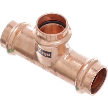 Viega Propress 1"X 3.4"X 1"Press Copper Reducing Tee Fitting Package Of 5