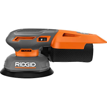 Ridgid 18V Subcompact Brushless Random Orbit Sander, Tool Only