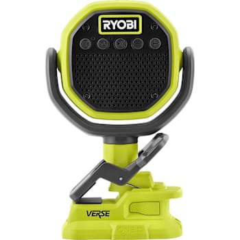 Ryobi ONE+ 18V Cordless Verse Clamp Speaker, Tool Only