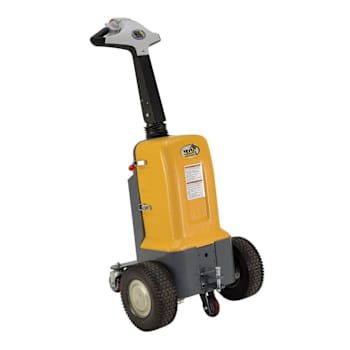 Vestil Steel Electric Powered Tugger 2000 Lb. Pull Capacity Yellow/Black