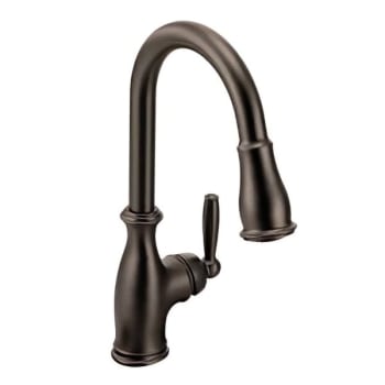 Image for Moen Brantford One-Handle High Arc Pulldown Kitchen Faucet Oil-Rubbed Bronze from HD Supply