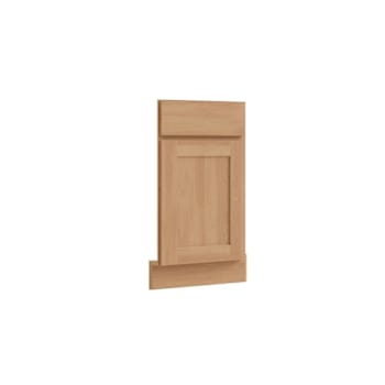 CNC Cabinetry Luxor Left Corner Sink Base, Front, 17"W x 30"H, Harvest