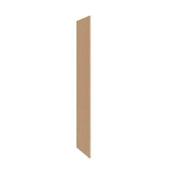 CNC Cabinetry Luxor Refrigerator End Panel, 3/4"W x 96"H x 24"D, Harvest