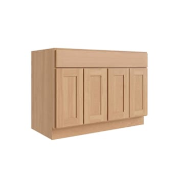 CNC Cabinetry Luxor Double Door Sink Base Cabinet, 48"W x 21"D, Harvest