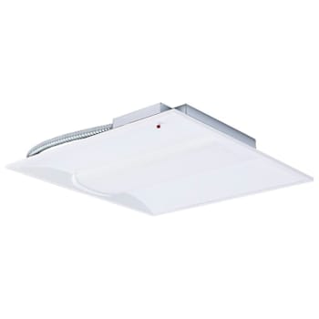 Satco 2X2 LED Single Basket Troffer With Emergency Battery, Select CCT, White