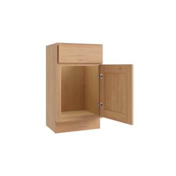 CNC Cabinetry Luxor Single Door Sink Base Cabinet, 18"W x 16"D, Harvest