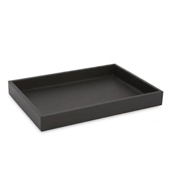 PARADIGM TRENDS Nero Faux Leather Bar Tray Case Of 6