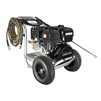 Simpson Industrial Series 4400 Psi 4 Gpm Crx 420 Engine Aaa Triplex Pump Recoil Start Gas Cold Water Pressure Washer