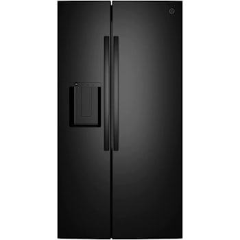 Image for GE 27.9 Cu. Ft. Side-By-Side Refrigerator w/ Extra Tall Dispenser In-Door Black from HD Supply