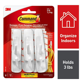 Command™ Medium Utility Hook Value Pack 17001-6ES Case Of 72