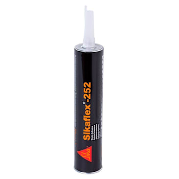 Sika Sikaflex 252 1-Component Moisture-Cured Adhesive, White, 300Ml Cartridge