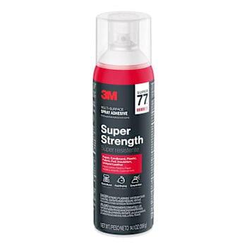 3M Super 77 Multi-Surface Spray Adhesive 7.35 oz Case Of 12
