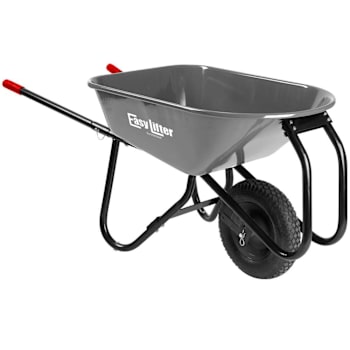 Corona Tools 6 cu. ft. Easy Lifter Wheelbarrow Steel Handles Pneumatic Tire