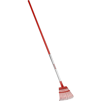 Corona Tools Fixed Tine Shrub Rake 8 in. Head 11 Tines Aluminum Handle