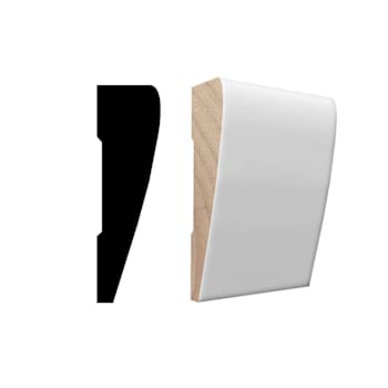 Reso 11/16" D x 2-1/4" W x 85" L Primed Finger Joined Pine Casing, 5 Pieces