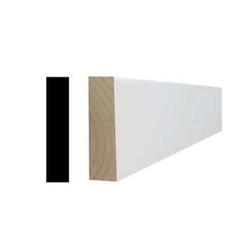 Reso 9/16"x3-1/2"x85" Primed Finished 4-Sides FJ Pine Door Window Casing 1 Piece