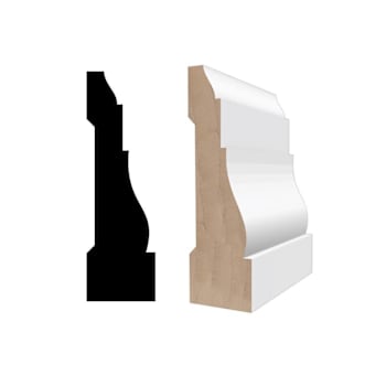 Reso 11/16" D x 2-1/4" W x 99" L Primed Finger-Joined Pine Casing, 1 Piece