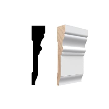 Reso 13/16" D x 3-1/2" W x 85" L Primed Finger-Joined Pine Casing, 5 Pieces