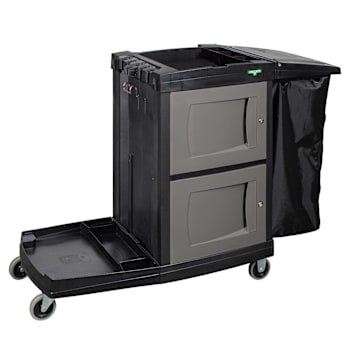 Unger CleanRx™ ProPlus Janitorial Cleaning Cart