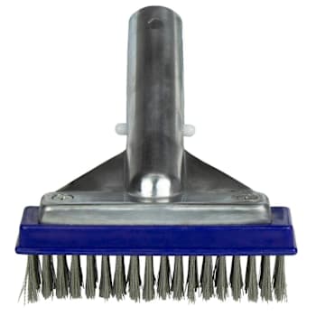 Poolmaster 5-Inch Stainless Steel Pool Algae Detail Brush Heavy-Duty Aluminum