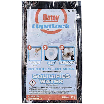 OATEY LIQUILOCK WATER ABSORBING CRYSTALS .6 OZ PACKET