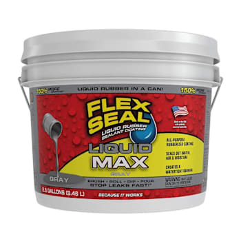 Flex Seal Liquid Max, Gray, 2.5 Gallon