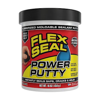 Flex Seal Power Putty, Black, 16 Oz., Case Of 6