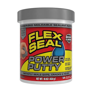 Flex Seal Power Putty, Gray, 16 Oz., Case Of 6