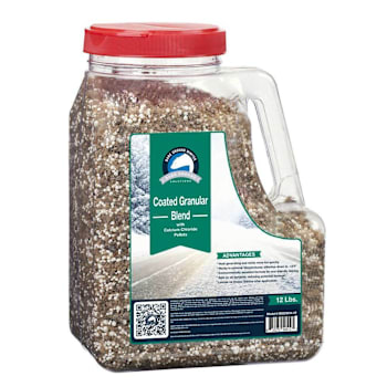 Bare Ground Coated Granular Blend With Calcium Chloride Pellets 12Lb Jug