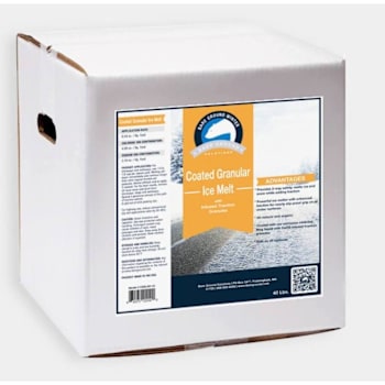 Bare Ground 40Lb Box Of Coated Granular Ice Melt W/ Traction Granules