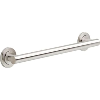 Image for Franklin Brass Voisin 18" X 1-1/4" Decorative Grab Bar, Satin Nickel from HD Supply