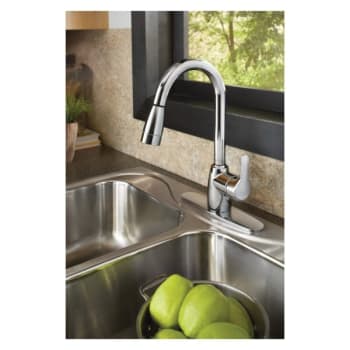 Image for Cleveland Faucet Group Baystone™ 1.5 Gpm Traditional Kitchen Faucet (Chrome) from HD Supply