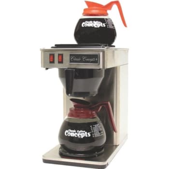 Image for Lodging Star Commercial Coffee Brewer, 1610-Watt, Black Brew Chamber from HD Supply