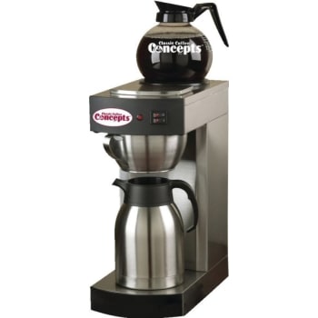Image for Lodging Star Commercial Coffee Brewer, 1530-Watt, Stainless Steel Brew Chamber from HD Supply