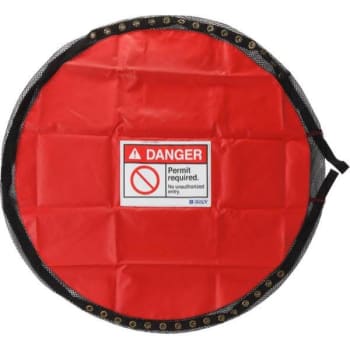 Image for Brady® Permit Required Solid Lockable Cover Size Large from HD Supply