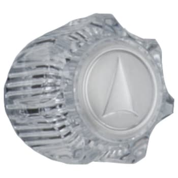 Image for Delta Knob, Single Clear Handle With Hot/Cold Arrow Indicator from HD Supply