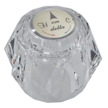Image for Handle, Single, Clear, With Button And Screw, Delta #rp2389 from HD Supply