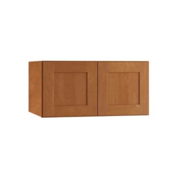 Image for Newport 36 In. W X 24 In. D X 12 In. H Assembled Plywood Wall Bridge Kitchen Cabinet In Cinnamon With Soft Close from HD Supply
