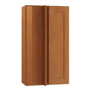 Image for Newport 24 In. W X 12 In. D X 42 In. H Assembled Plywood Blind Wall Kitchen Cabinet In Cinnamon With Soft Close LH from HD Supply