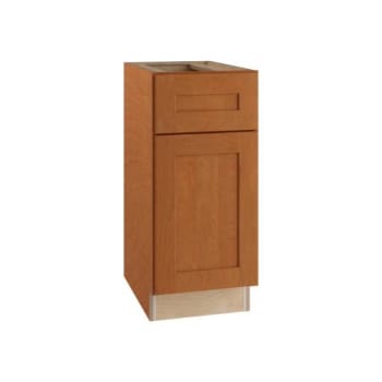 Image for Newport 15 In. W X 24 In. D X 34.5 In. H Assembled Plywood Base Kitchen Cabinet In Cinnamon With Soft Close LH from HD Supply