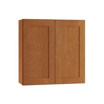 Image for Newport 27 In. W X 12 In. D X 30 In. H Assembled Plywood Wall Kitchen Cabinet In Cinnamon With Soft Close from HD Supply