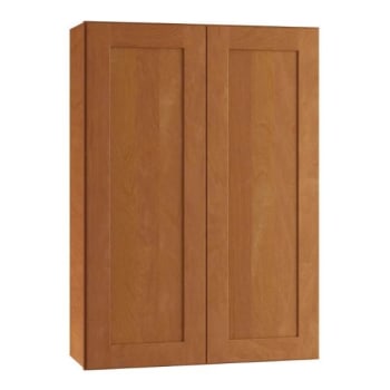 Image for Newport 27 In. W X 12 In. D X 42 In. H Assembled Plywood Wall Kitchen Cabinet In Cinnamon With Soft Close from HD Supply