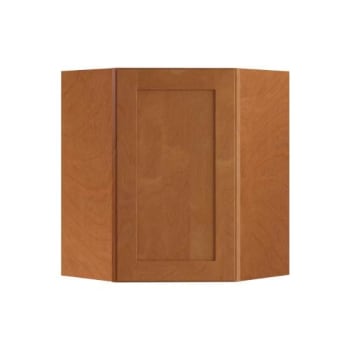 Image for Newport 20 In. W X 12 In. D X 30 In. H Assembled Plywood Diagonal Wall Kitchen Cabinet In Cinnamon With Soft Close from HD Supply
