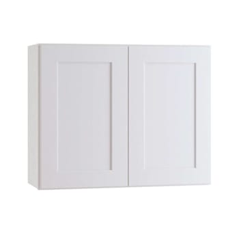 Image for Newport 24 In. W X 12 In. D X 36 In. H Assembled Plywood Wall Kitchen Cabinet In Pacific White With Soft Close from HD Supply